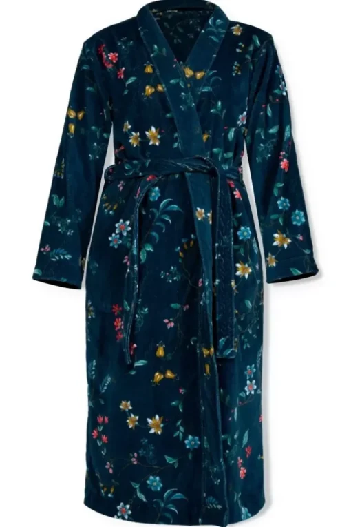Badjas Les Fleurs Donker
