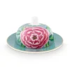 Blushing Birds Botervloot Rond Blue