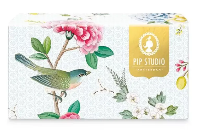 Blushing Birds Set/2 Cappuccino Kop & Schotel