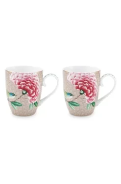 Blushing Birds Set/2 Mokken Groot