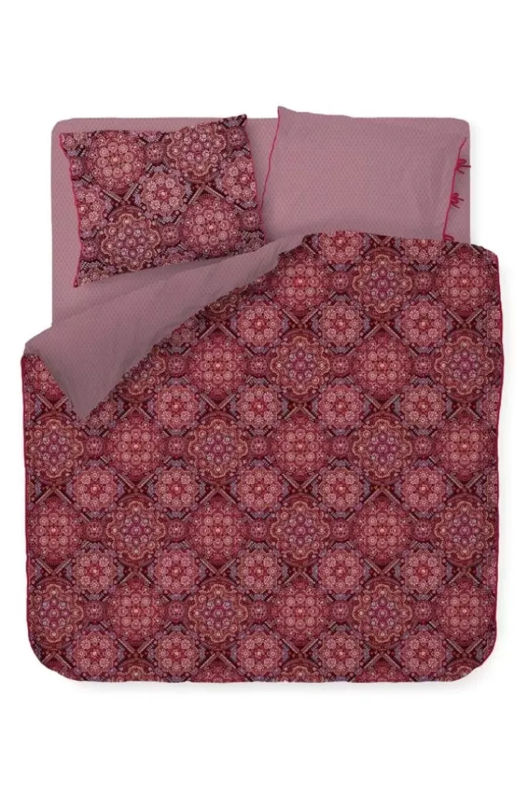Dekbedovertrek Il Mosaico Donkerrood