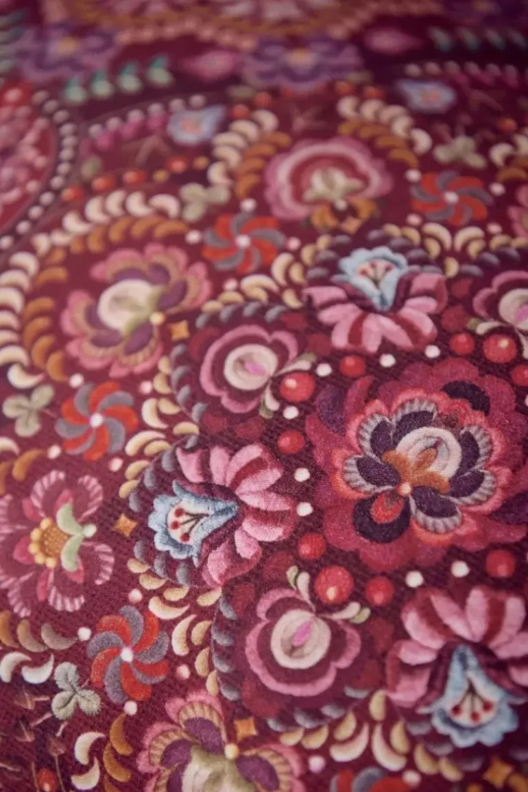 Dekbedovertrek Il Mosaico Donkerrood