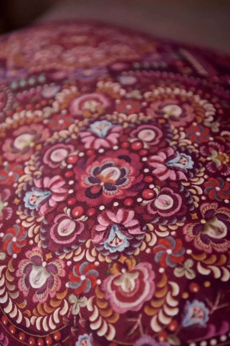 Dekbedovertrek Il Mosaico Donkerrood