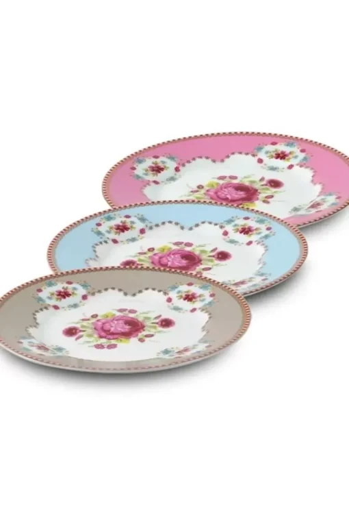 Floral Gebaksbord 17 Cm