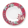 Flower Festival Diep Bord Donker 21.5 Cm