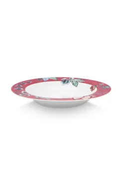 Flower Festival Diep Bord Donker 21.5 Cm