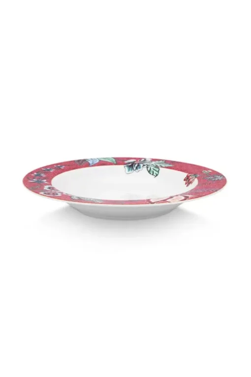 Flower Festival Diep Bord Donker 21.5 Cm