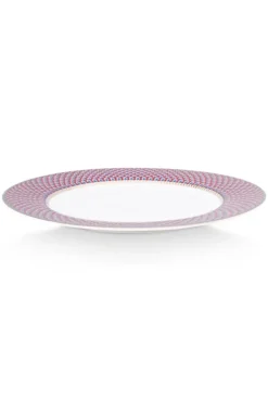 Flower Festival Dinerbord Rood/Lichtblauw 26.5 Cm