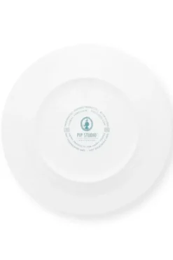 Flower Festival Dinerbord Rood/Lichtblauw 26.5 Cm