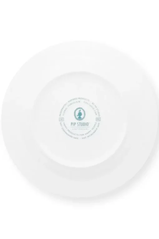 Flower Festival Dinerbord Rood/Lichtblauw 26.5 Cm