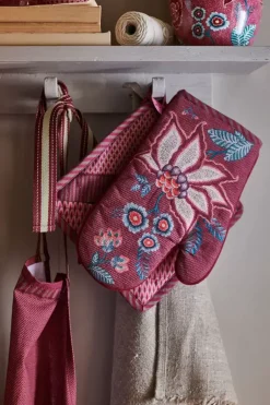 Flower Festival Oven Glove Dark Pink