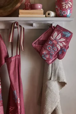Flower Festival Oven Glove Dark Pink