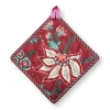 Flower Festival Pot Holder Square Dark Pink