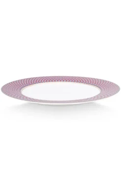 Flower Festival Set/4 Dinerborden Rood/Licht 26.5Cm
