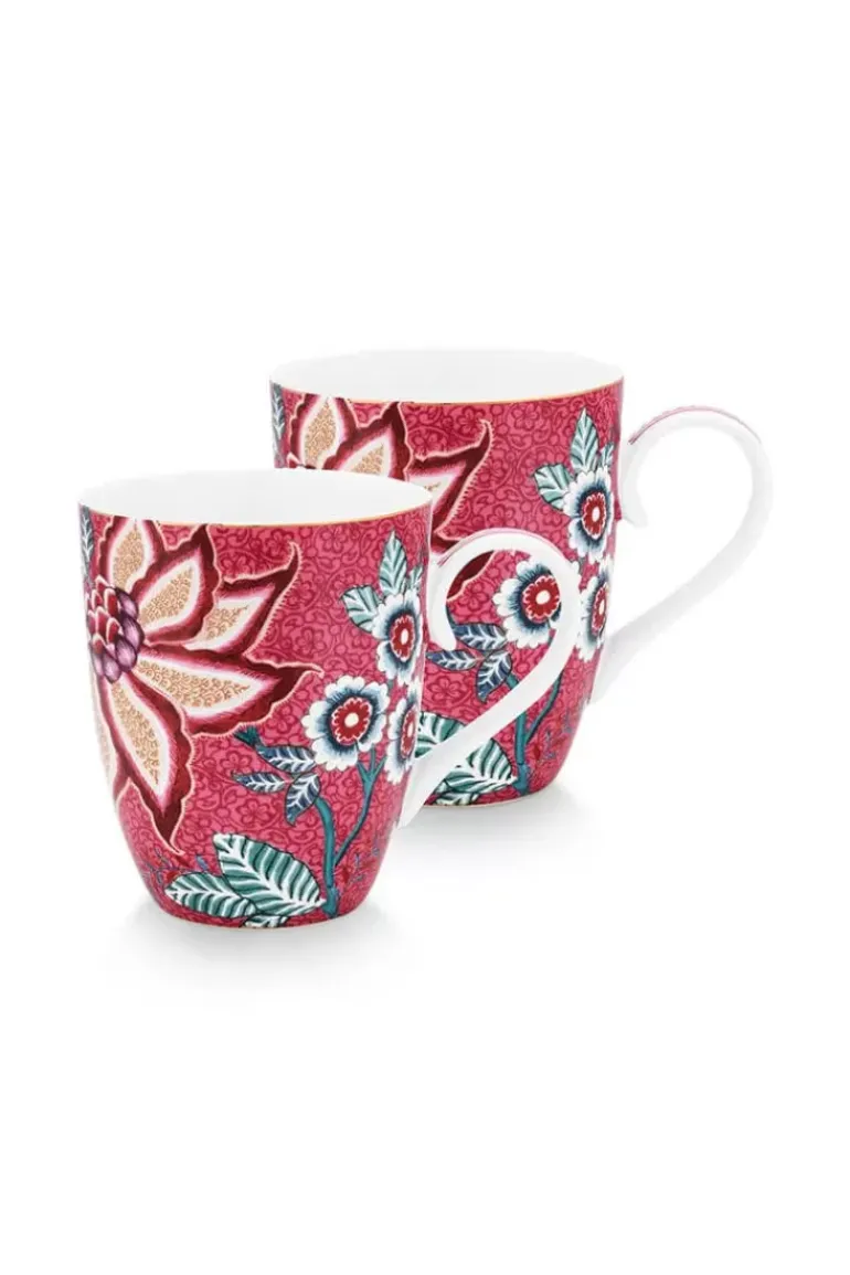 Flower Festival Set/2 Mokken Groot Donker