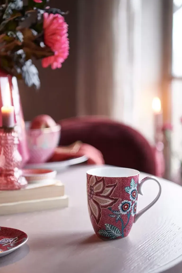 Flower Festival Set/2 Mokken Groot Donker