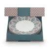 Flower Festival Set/4 Ontbijtborden Licht 21Cm