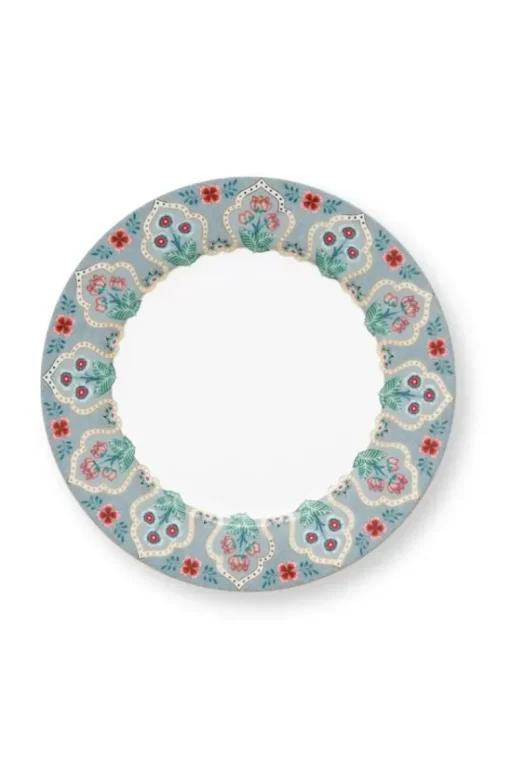 Flower Festival Set/4 Ontbijtborden Licht 21Cm