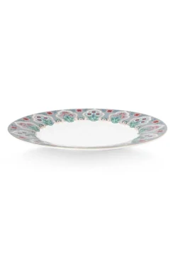 Flower Festival Set/4 Ontbijtborden Licht 21Cm
