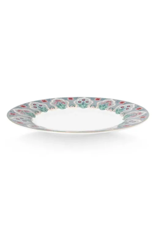 Flower Festival Set/4 Ontbijtborden Licht 21Cm