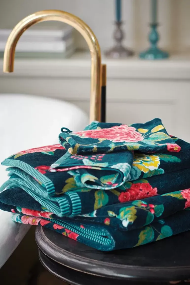 Gastendoek Set/3 Good Evening Donker 30X50 Cm