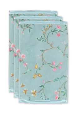 Gastendoek Set/3 Les Fleurs 30X50 Cm