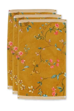 Gastendoek Set/3 Les Fleurs 30X50 Cm