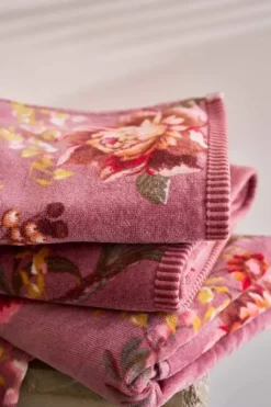 Gastendoek Set/3 Secret Garden Mauve 30X50Cm