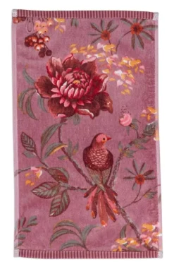 Gastendoek Set/3 Secret Garden Mauve 30X50Cm