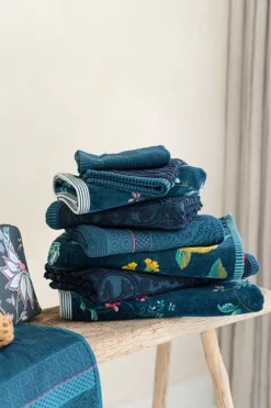 Gastendoek Set/3 Soft Zellige Donker 30X50 Cm