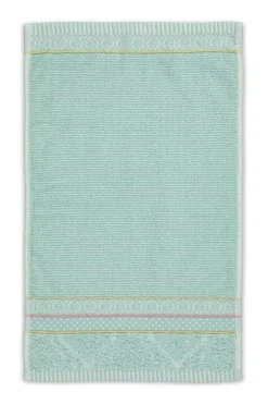 Gastendoek Set/3 Soft Zellige Blue 30X50 Cm