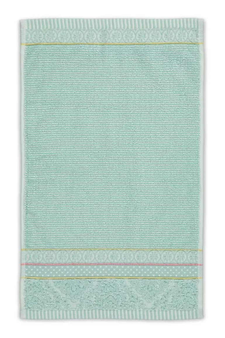 Gastendoek Set/3 Soft Zellige Blue 30X50 Cm