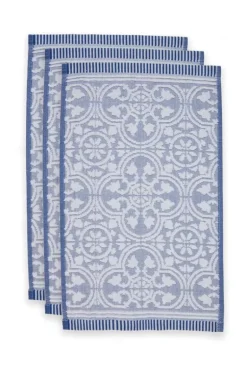 Gastendoek Set/3 Tile De Pip 30X50 Cm