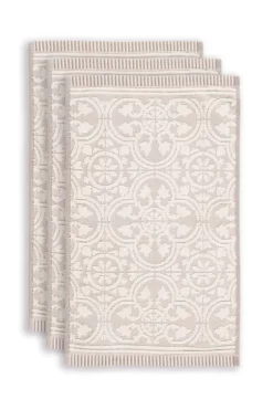 Gastendoek Set/3 Tile De Pip 30X50 Cm