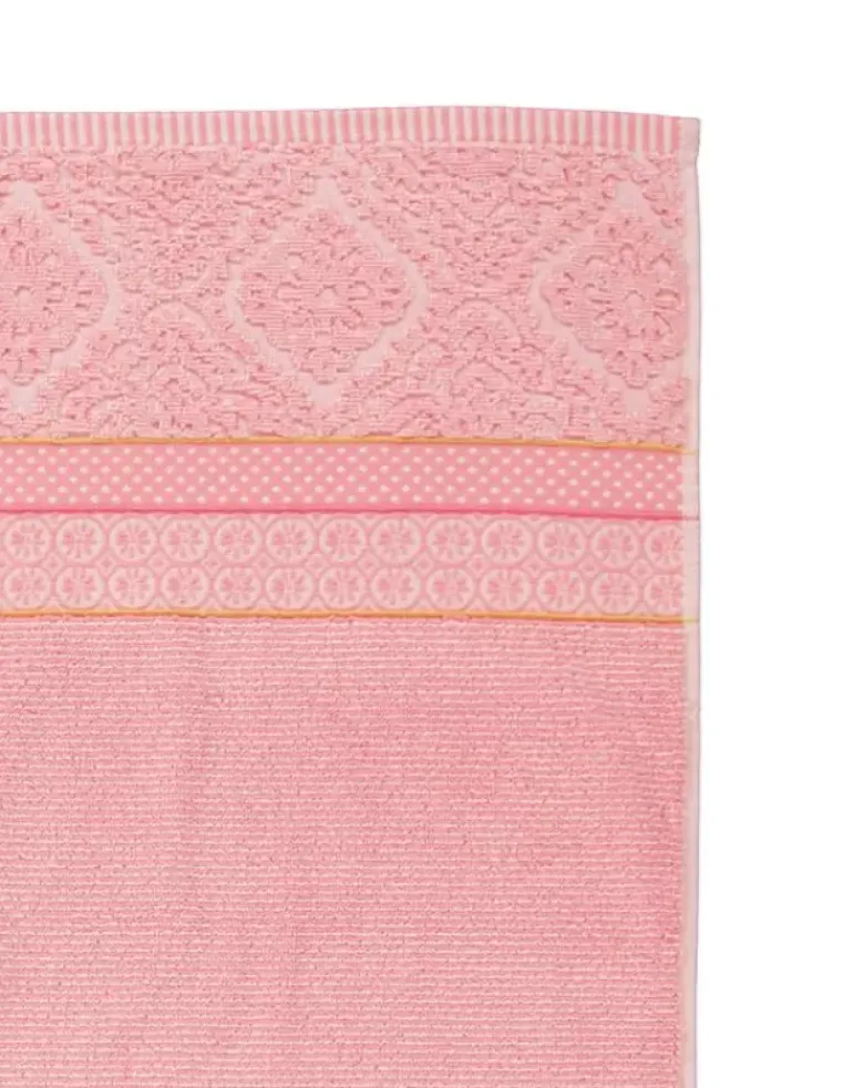 Grote Handdoek Soft Zellige Roze 70X140 Cm