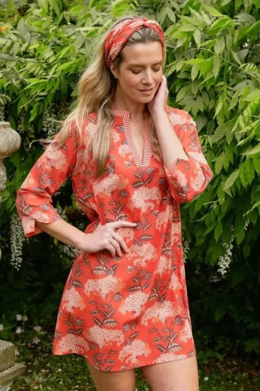 Haarband Flora Firenze Koraal