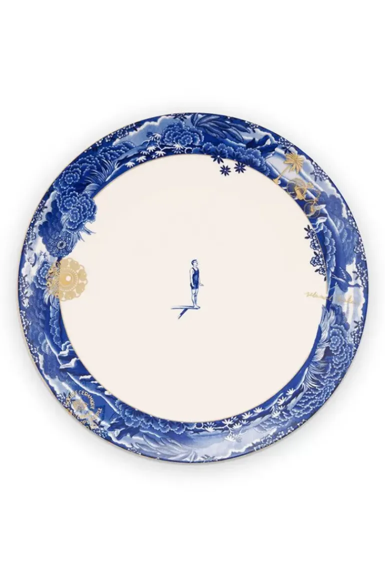 Heritage Dinerbord Grens Blauw 26.5 Cm