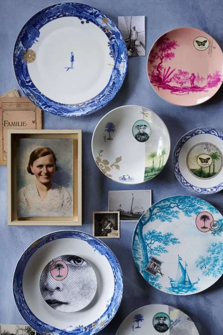 Heritage Dinerbord Grens Blauw 26.5 Cm