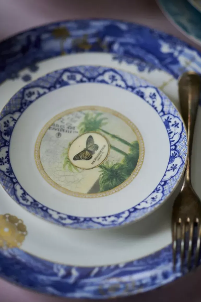 Heritage Dinerbord Grens Blauw 26.5 Cm