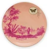 Heritage Gebaksbord Geverfd Roze 18 Cm