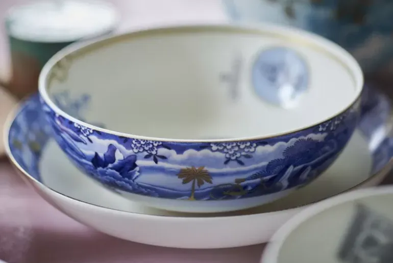 Heritage Kom Grens Blauw 20 Cm