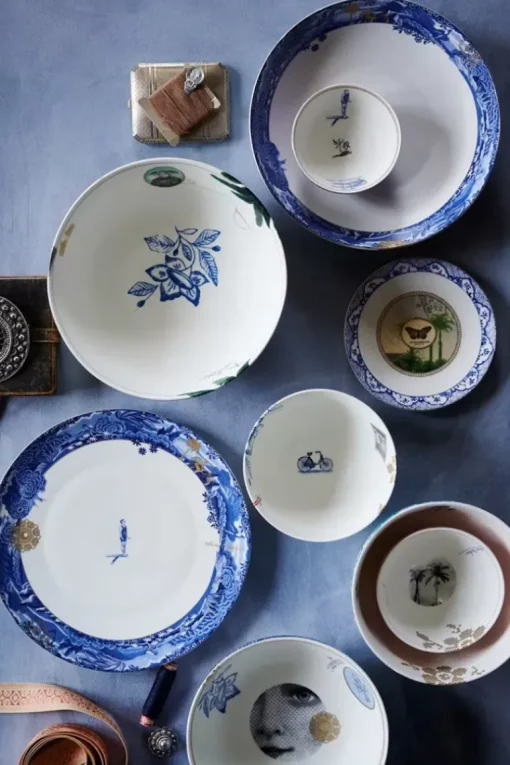 Heritage Kom Grens Blauw 20 Cm