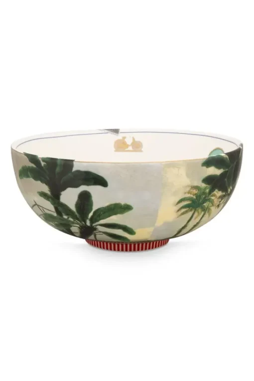 Heritage Kom Palm Groen 23 Cm