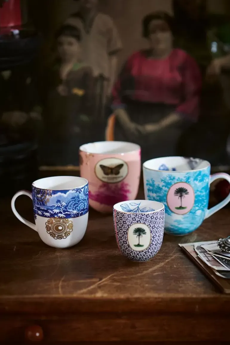 Heritage Mok Klein Grens Blauw