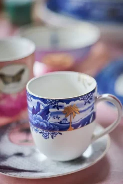 Heritage Mok Klein Grens Blauw