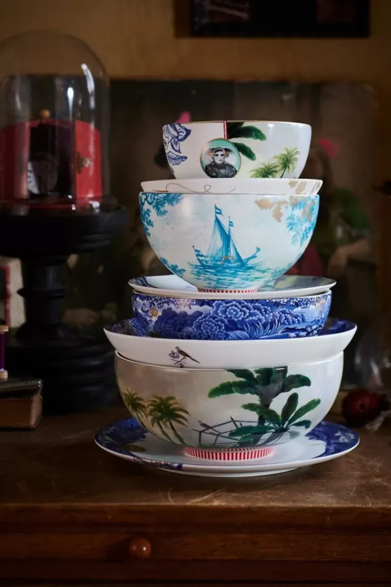 Heritage Soepbord Grens Blauw 25.5 Cm