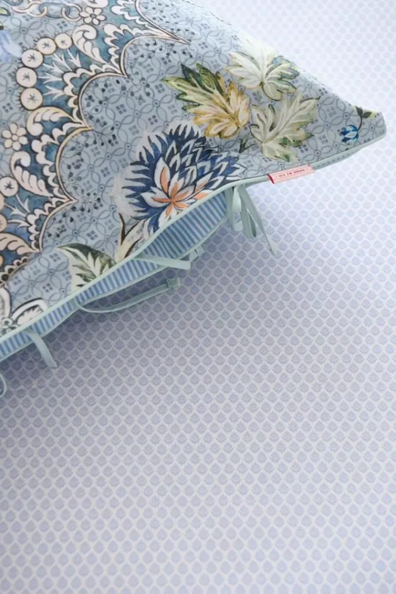 Hoeslaken Thousand Leaves Blauw