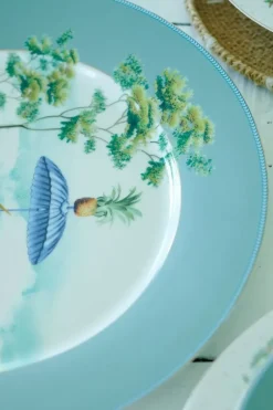 Jolie Ontbijtbord Blauw 21 Cm