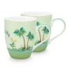Jolie Set/2 Mokken Groot Gouden Stippen