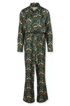 Jumpsuit Flirting Birds Groen
